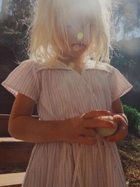 The Dawn Dress Kids Sugar Stripe